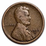 1920-S Lincoln Cent 50-Coin Roll Avg Circ